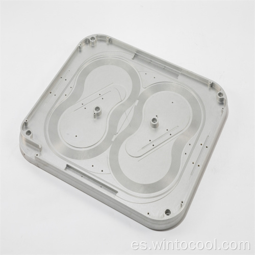Desdeflejo de aluminio personalizado CNC Placa fría líquida